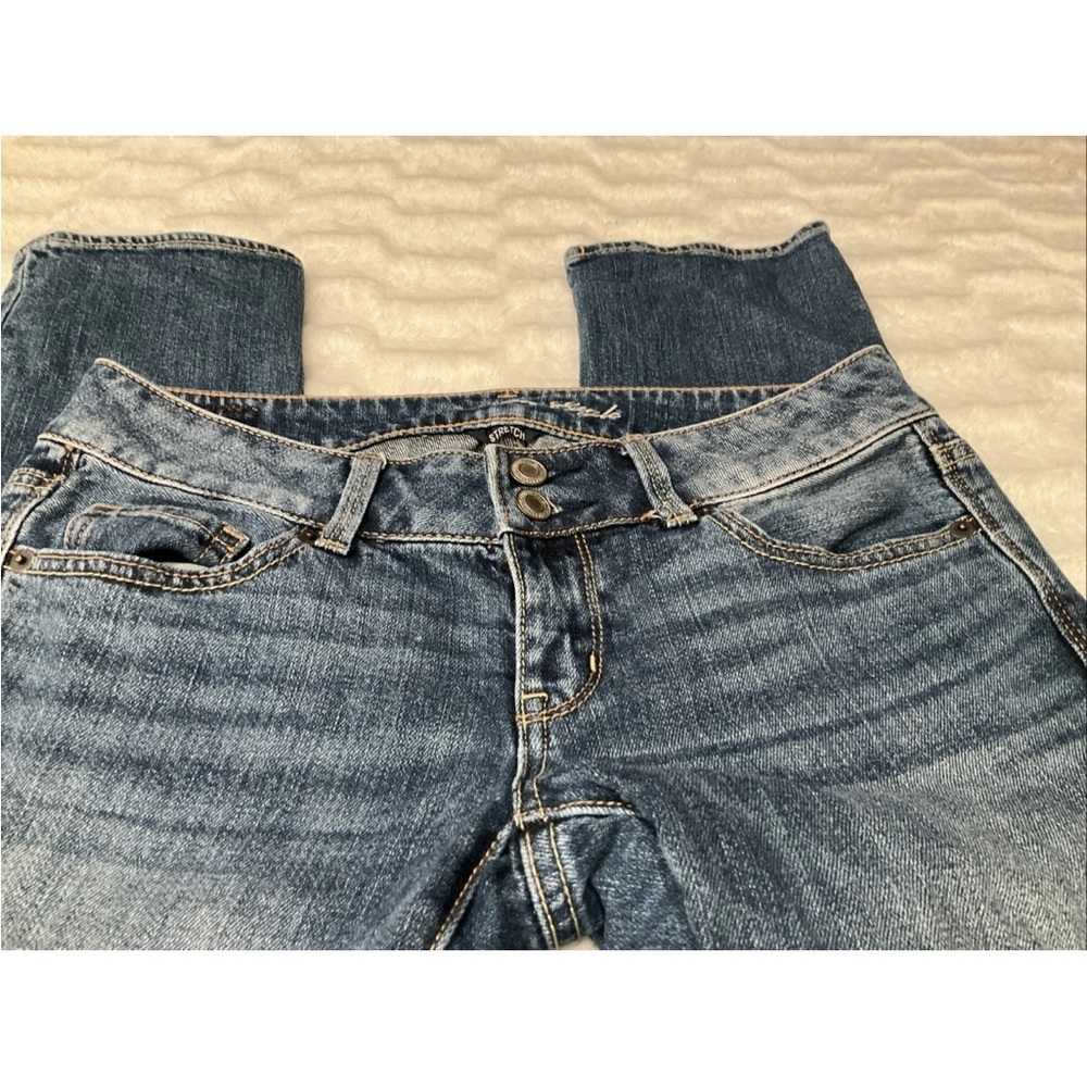 American Eagle Outfitters Women’s Artist Crop Denim Jeans Size 4 - Picture 5 of 10